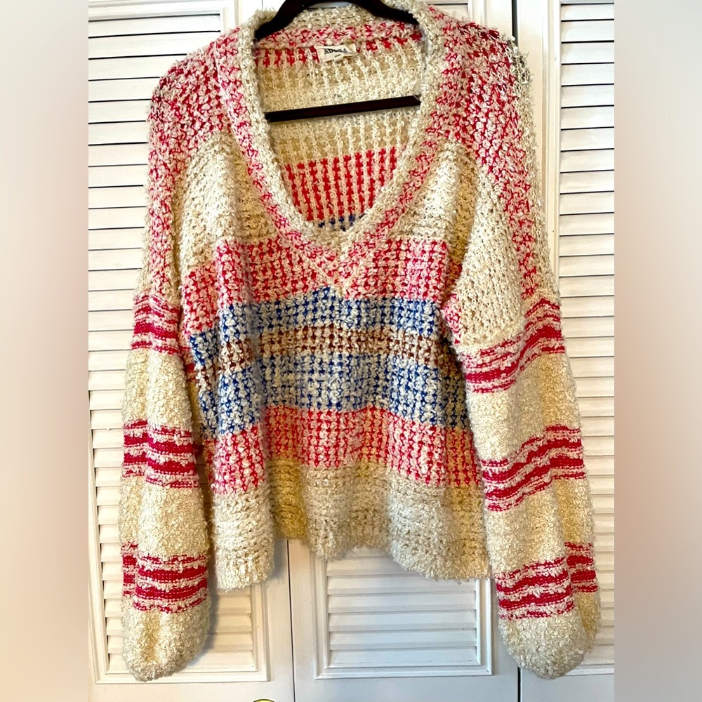 Pretty tri-colored sweater
